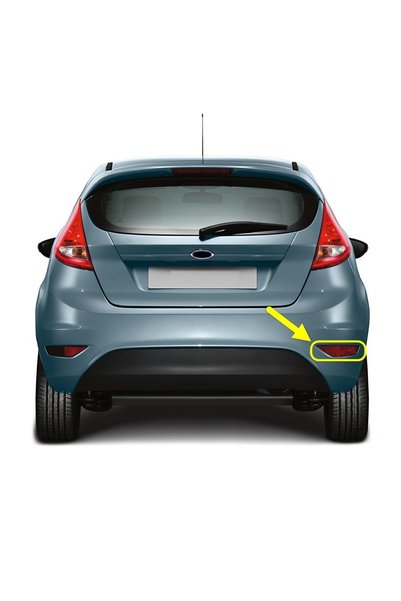 Bisra Rear Bumper Right Reflector for Ford Fiesta 2009-2012 8A6117A849AB