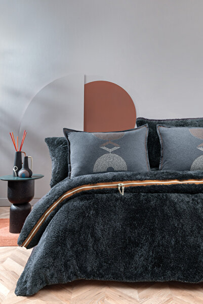 Yataş Coverme Elian Tek Kişilik Battaniye Nevresim Takımı - Siyah