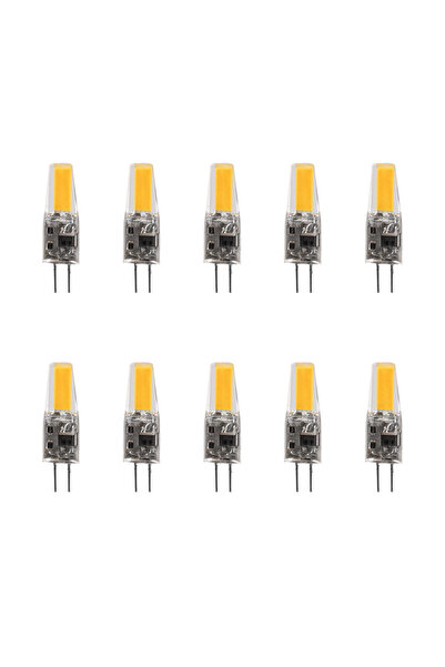 LED LAMP 5W 220V G4 LED Ampul 3000K Gün Işığı G4-COB 10 Adet
