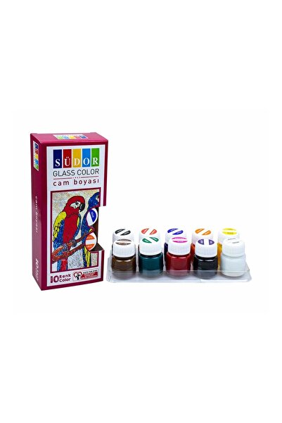 Südor Su Bazlı Cam Boyası 15 Ml Şişe 10’lu 322S