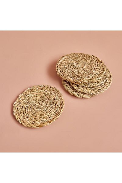 Bella Maison Rafe 6-Piece Natural under Glass - 10 cm