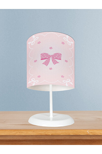 BAMBAŞKA MODA غرفة الأطفال والرضع بشريط وردي وعاكس الضوء بنمط نجمة