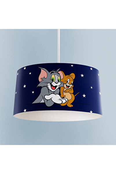 BAMBAŞKA MODA BEBEK VE ÇOCUK ODASI Tom ve Jery Desenli Avize