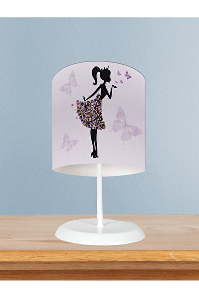 BAMBAŞKA MODA غرفة الأطفال والرضع عاكس الضوء على شكل فراشة الأميرة