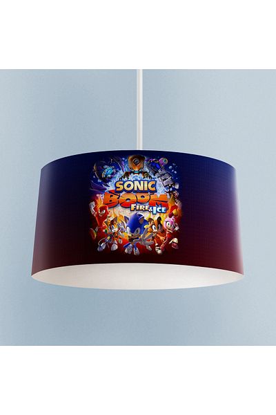 BAMBAŞKA MODA BABY AND KIDS ROOM Sonic Boom Patterned Chandelier