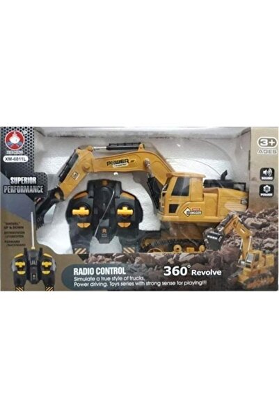 Mega Oyuncak Uzaktan Kumandalı Kepçe Dozer Full Fonksiyonlu Dev Teker Kepçe