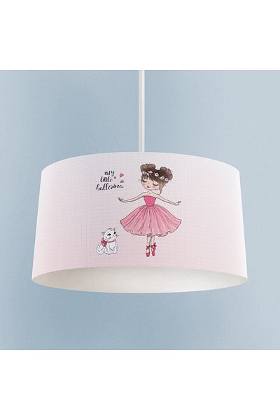 BAMBAŞKA MODA BABY AND KIDS ROOM Princess Girl and Cat Patterned Chandelier
