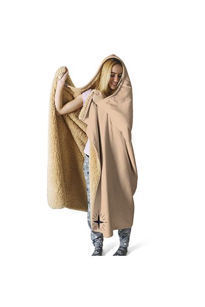 WALLHANG Slogan 'I Can Do Anything' Welsoft Hooded Blanket, Single Blanket