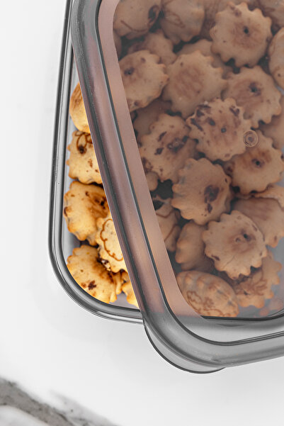 Meleni Home Set of 12 Practical Box - Rectangular Storage Container with Lid - Spice Bowl Breakfast Snack Bowl 12x380ml