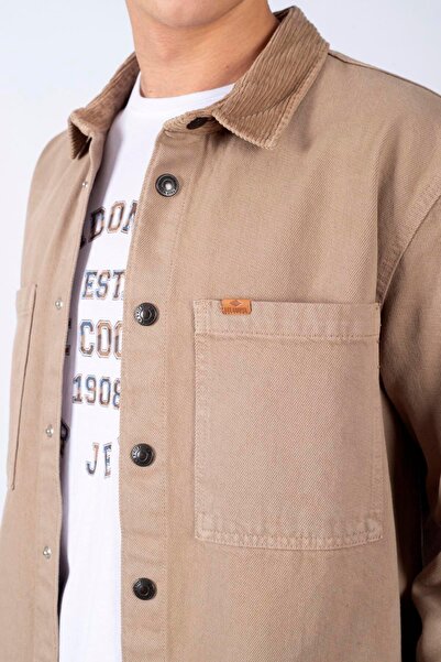 Lee Cooper Karela 2 Ανδρικό πουκάμισο με μανίκια με υφαντό βιζόν