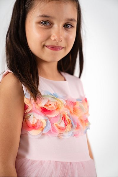 morwind Girl's Dress with Rose Detail