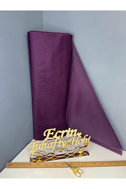 ecrin tuhafiye hobi Mürdüm Kristal Tül En 3 Mt Boy 1 Mt