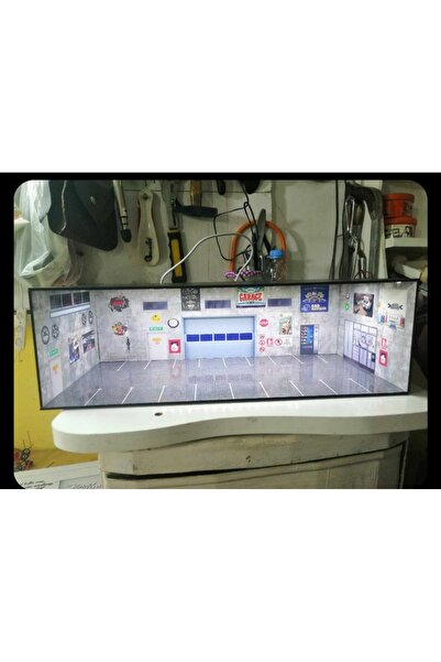 Genel Markalar Hotwheels uyumlu 1.64 ölçek maket garaj