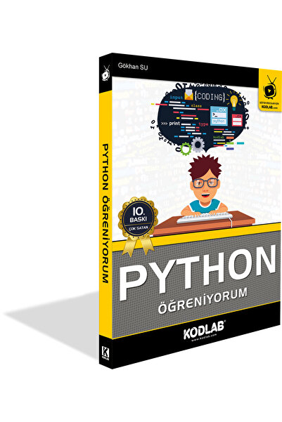 Enine Boyuna Eğitim KODLAB YAYIN PYTHON ÖĞRENİYORUM EĞİTİM KİTABI