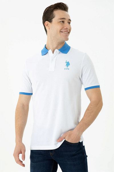 U.S. Polo Assn. ΒΑΣΗ. POLO ΑΝΔΡΙΚΟ ΚΑΝΟΝΙΣΜΕΝΟ ΑΘΛΗΤΙΚΟ ΜΠΛΟΥΖΑΚΙ ΠΟΛΟ ΓΙΑΚΑ G081SZ011.000.1573758