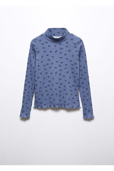 MANGO Kids Tricou Albastru Pentru Copii