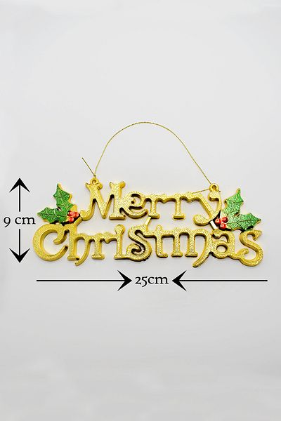 Waldern Ornament pentru Pom de Crăciun Scrisoare de Crăciun Fericit 25*9 Cm
