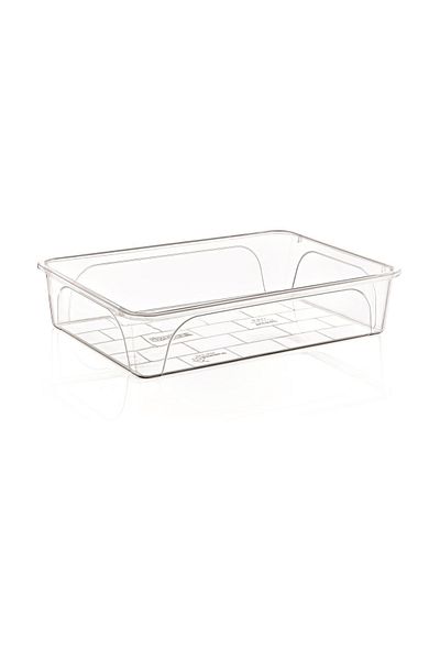 RNL04 7.5 Liter Plastic Transparent Cheese Tub - 1234