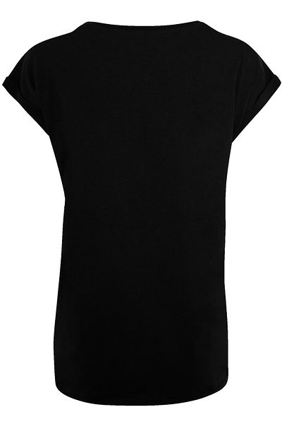 F4NT4STIC Damen Disney Mickey Mouse Since Beaten Face CHAR CADT Ladies Extended Shoulder Tee
