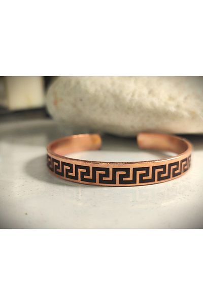 KAVELE Pure Copper Lucky Bracelet 100% Copper Snap-on Suitable for All Wrists