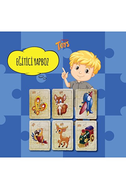Trendy Toys Wooden Puzzle My First Puzzle 6 Pieces 18x11cm