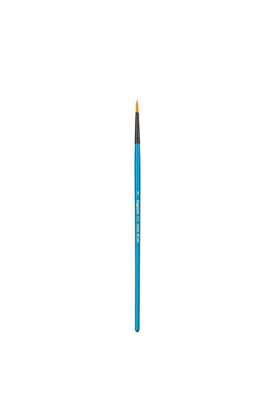 Bigpoint 111 Series Golden Synthetic Bristle Round Brush No: 3
