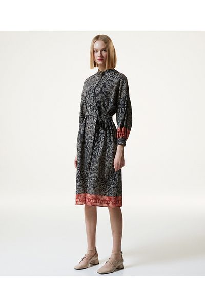 Machka Hemdkleid mit Paisley-Muster