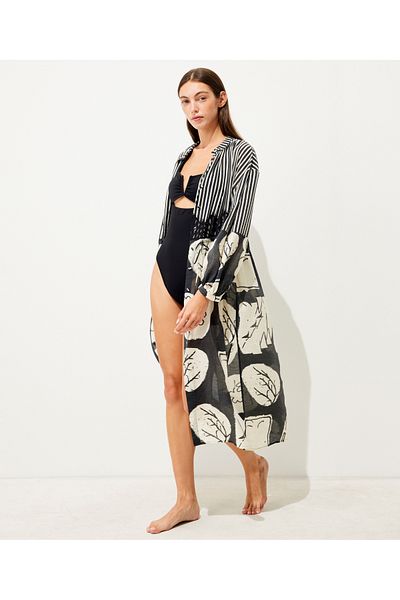 İpekyol Lace garnished pattern mix tunic