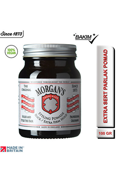 Morgan's Pomade Styling Pomade Slick Extra Firm Hold - Extra Sert Tutucu Şeki...