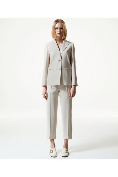 Machka Draped Mono Collar Blazer