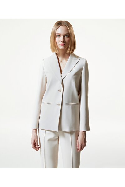 Machka Draped Mono Collar Blazer