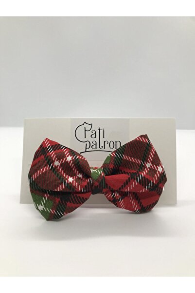 Patipatron Red New Year's Dog Collar with Bow Tie New Year Special Series (BIG IRK)
