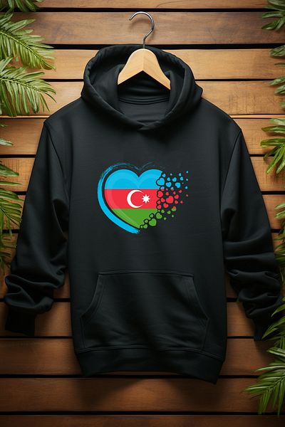 ADA BEBEK ÇOCUK Памучен унисекс суитшърт с качулка Can Azerbaijan