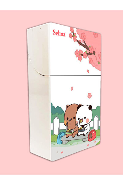 İŞTE BU Dudu Bubu Baskılı Tabaka Karikatür Ayıcık Kişiye Özel İsimli Sigara K...