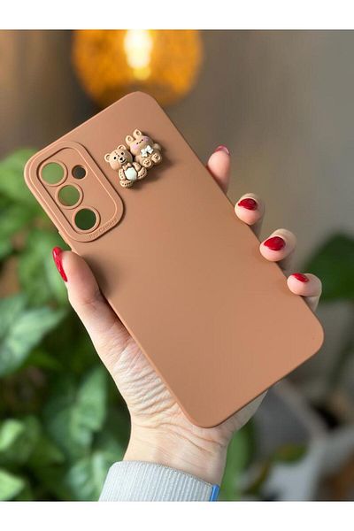Go Aksesuar جراب سيليكون مخملي من الداخل بتصميم متوافق مع هاتف Samsung Galaxy A54