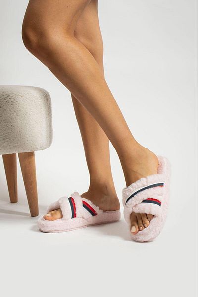Moda Frato Modafrato PARIS Cross Dámské halové pantofle Zimní pantofle Silent Sole