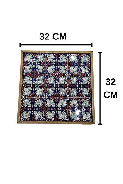 bluecape TILE 32X32CM ÇİNİ SERAMİK SEHPA