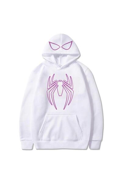 NİCE Φούτερ & Hodie με κουκούλα με 3 κλωστές με στάμπα Spider