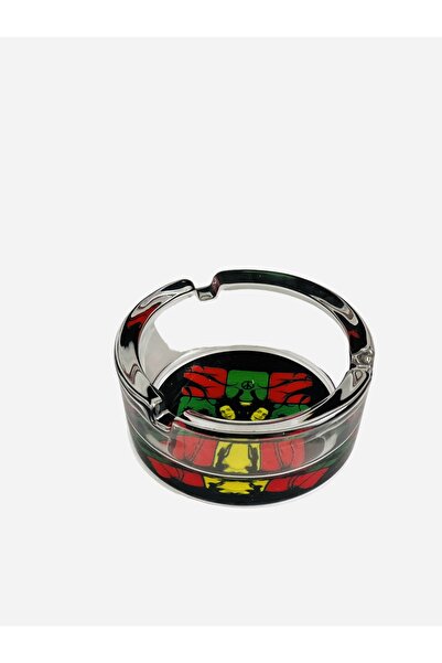 FYZSHOPPING BİSTRO CAM BOB MARLEY BASKILI BOHEM TARZ YUVARLAK EV ARAÇ CAFE KÜ...