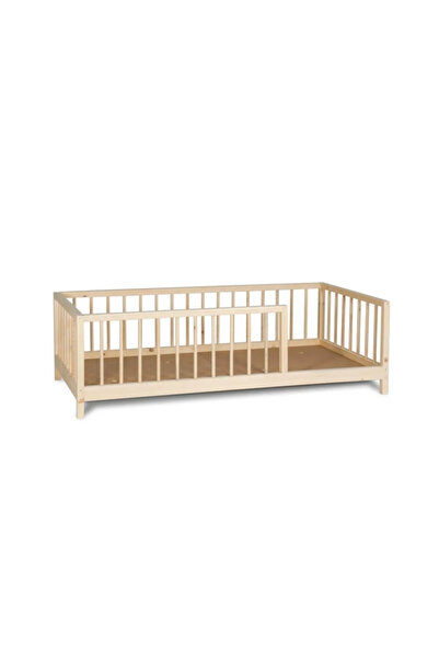 HFAY DESİGN Montessori Doğal Ahşap Yatak 90X190 AYAKLI HFAY