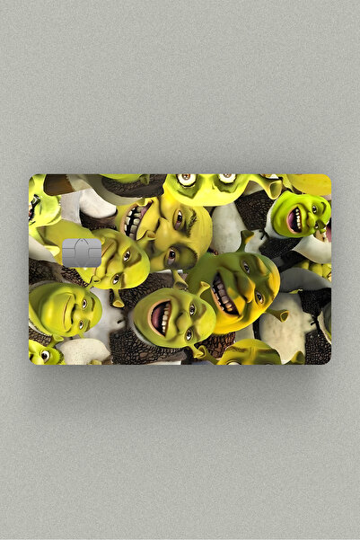 Namgo Shrek Kolaj Kredi Kartı, Akbil ve Kart Kaplama Stickerı