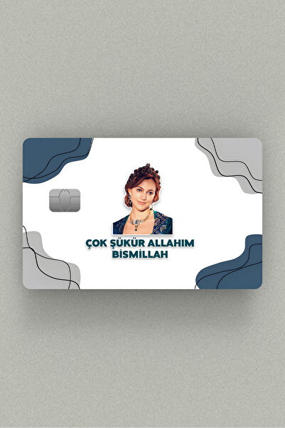 Namgo Hürrem ''çok Şükür'' Kredi Kartı, Akbil Ve Kart Kaplama Stickerı