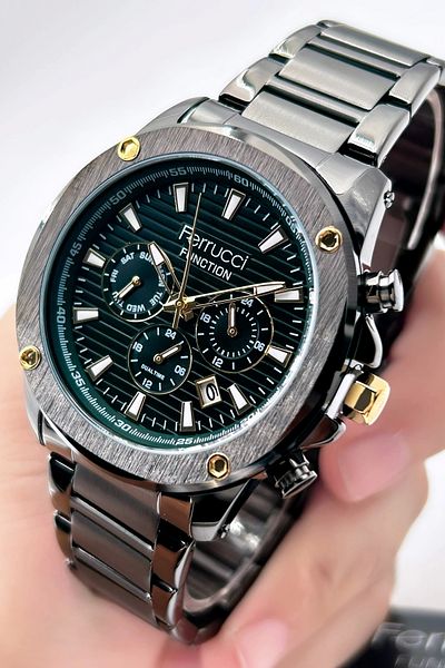 Ferrucci Function FCF03221FM.03 Steel Cord Men's Wrist Watch