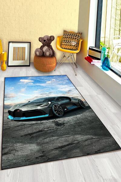 modalive Home Arabalı Çocuk Halısı