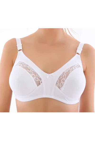 NARIYA Γυναικείο σουτιέν Plus Size Gatherer Καθημερινό Άνετο Σουτιέν Συλλεκτικό Δαντέλα Λεπτομερή εσώρουχα