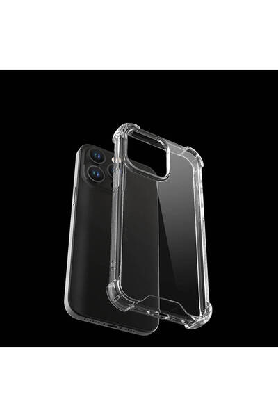 Rivor Apple iPhone 15 Pro Max Uyumlu Kılıf Kamera Korumalı Antishock Darbe Em...
