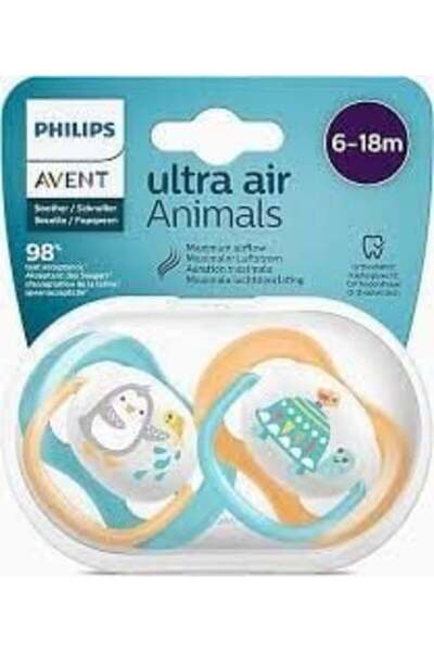 Philips Avent لهاية ألترا إير أنيمالز مكونة من قطعتين للأطفال من عمر 6 إلى 18...