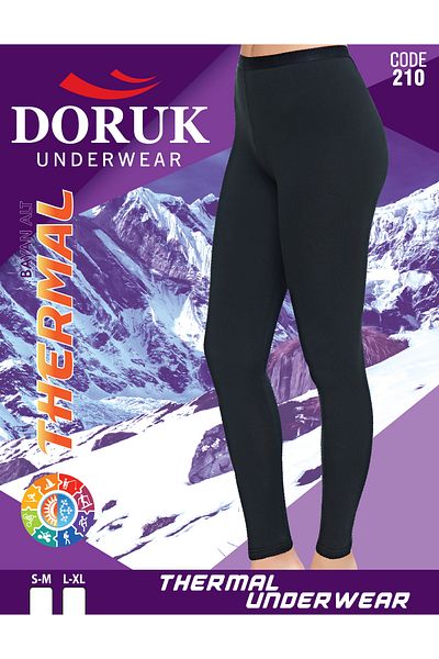 uniquehobby Women's Thermal Underwear Winter Leggings