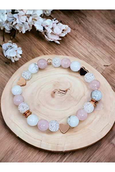 NBS Beautiful Naturel Stones سوار من الحجر الطبيعي عالي الجودة من الكوارتز ال...