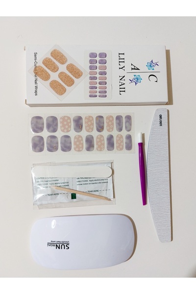 Lily Nail Kalıcı Oje / 3d Jel Tırnak Full Set Tırnak Bakım Yağı